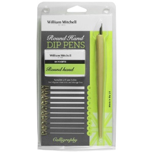 Dip Pen Round Hand 10 Nibs Set