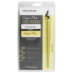 Dip Pen Copper 3 Elbow Nibs Set