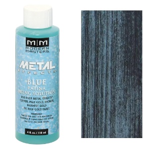 Modern Masters Metal Effects Patina Aging Solution 4oz Blue
