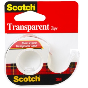 3M Scotch Transparent Tape #144 - 1/2" x 450"