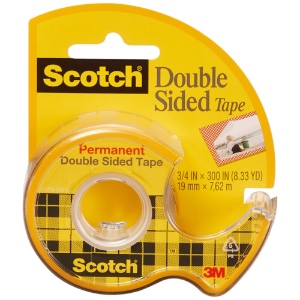 3M Scotch Double-Sided Tape #237 - 3/4" x 300"