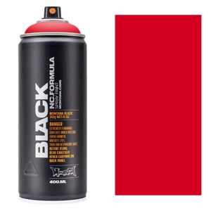 Montana BLACK Spray Paint 400ml Code Red