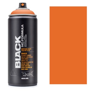 Montana BLACK Spray Paint 400ml Atom's Megablast