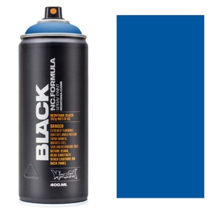 Montana BLACK Spray Paint 400ml Knock Out Blue