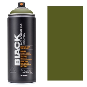 Montana BLACK Spray Paint 400ml Troops