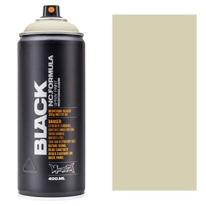 Montana BLACK Spray Paint 400ml Face