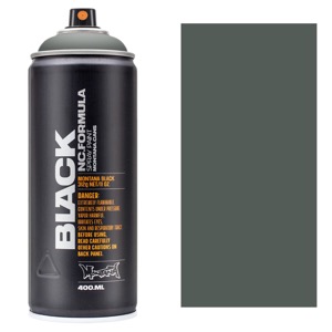 Montana BLACK Spray Paint 400ml Rhino