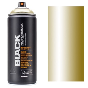 Montana BLACK Spray Paint 400ml Goldchrome