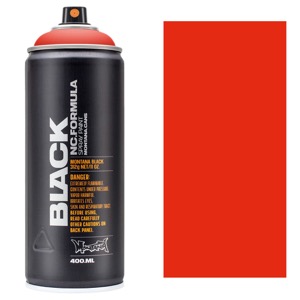 Montana BLACK Spray Paint 400ml Power Red