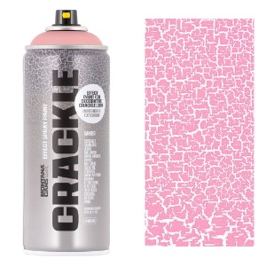 Montana CRACKLE Effect Spray Paint 400ml Begonia Pink
