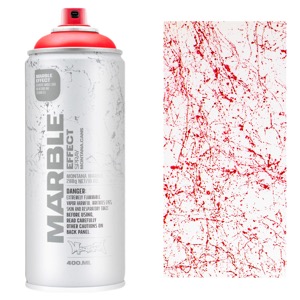 Montana MARBLE EFFECT Spray Paint 400ml Red