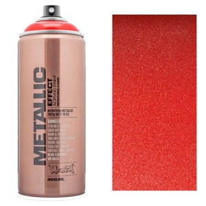 Montana METALLIC EFFECT Spray Paint 400ml Red