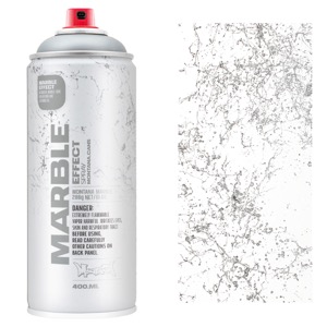 Montana MARBLE EFFECT Spray Paint 400ml Silver