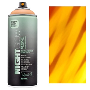 Montana NIGHTGLOW EFFECT Spray Paint 400ml Luminescent Orange