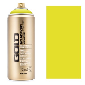 Montana GOLD Acrylic Spray Paint 400ml Poison Light