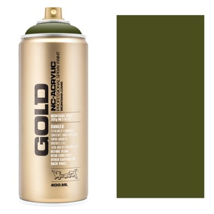 Montana GOLD Acrylic Spray Paint 400ml Olive Green
