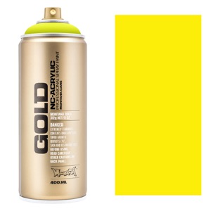Montana GOLD Acrylic Spray Paint 400ml Flash Yellow