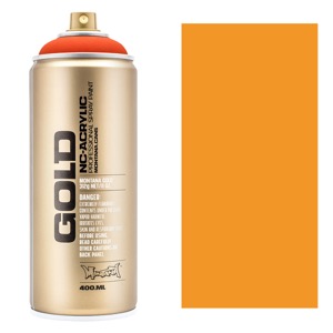 Montana GOLD Acrylic Spray Paint 400ml Power Orange