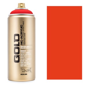 Montana GOLD Acrylic Spray Paint 400ml Fire Red