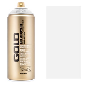 Montana GOLD Acrylic Spray Paint 400ml Disco White