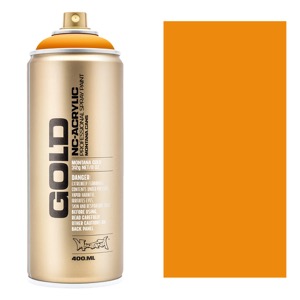 Montana GOLD Acrylic Spray Paint 400ml Golden Yellow