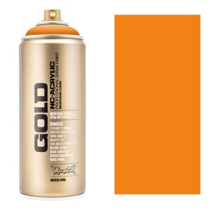 Montana GOLD Acrylic Spray Paint 400ml Orangina
