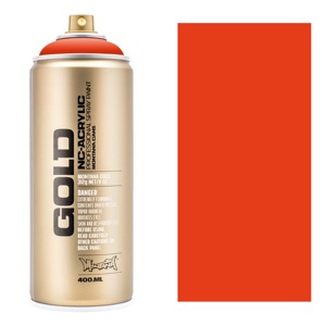 Montana GOLD Acrylic Spray Paint 400ml Red Orange