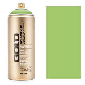 Montana GOLD Acrylic Spray Paint 400ml Green Apple