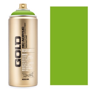 Montana GOLD Acrylic Spray Paint 400ml Lawn Green
