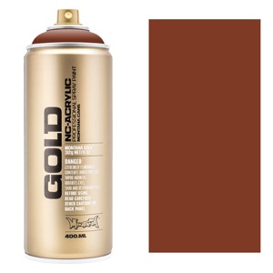 Montana GOLD Acrylic Spray Paint 400ml Orange Brown