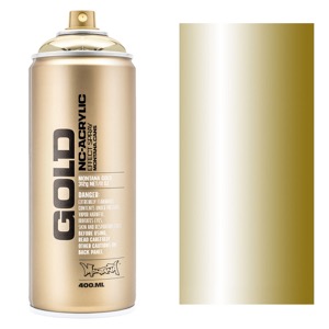 Montana GOLD Acrylic Spray Paint 400ml Goldchrome