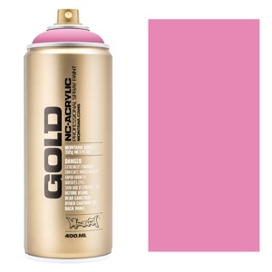 Montana GOLD Acrylic Spray Paint 400ml Shock Pink Light