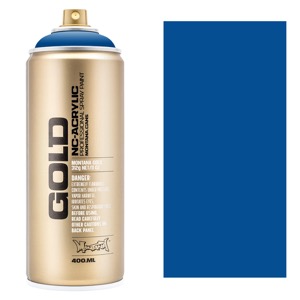 Montana GOLD Acrylic Spray Paint 400ml Shock Blue
