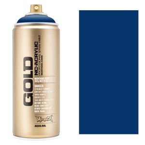 Montana GOLD Acrylic Spray Paint 400ml Shock Blue Dark