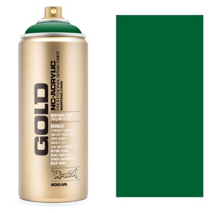 Montana GOLD Acrylic Spray Paint 400ml Shock Green Dark