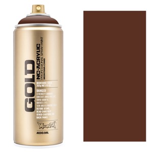 Montana GOLD Acrylic Spray Paint 400ml Shock Brown