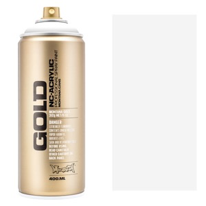 Montana GOLD Acrylic Spray Paint 400ml Shock White