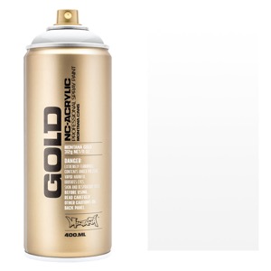Montana GOLD Acrylic Spray Paint 400ml Transparent White