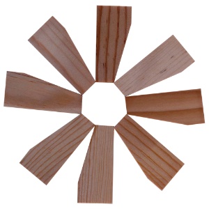 Masterpiece Vincent Pro & Classic Stretcher Bar Wood Key 8 Pack 1/8"