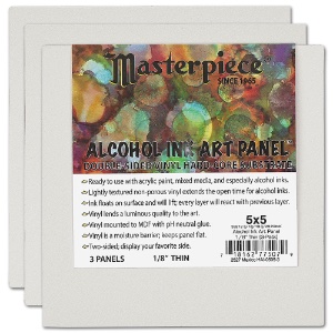 Masterpiece Alcohol Ink Art Panel 3 Pack - 5x5
