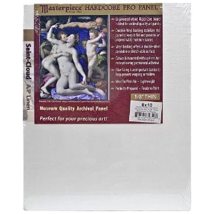 Masterpiece Hardcore Pro SAINT-CLOUD 6oz Artfix Linen 1/8" Panel 8"x10"