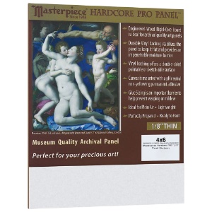 Masterpiece Hardcore Pro MONTEREY 7oz Cotton Canvas 1/8" Panel 4"x6"