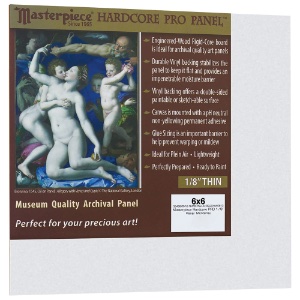 Masterpiece Hardcore Pro MONTEREY 7oz Cotton Canvas 1/8" Panel 6"x6"