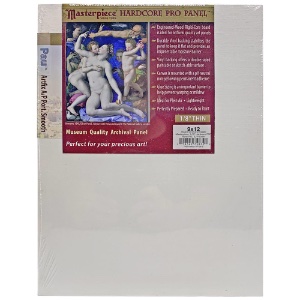 Masterpiece Hardcore Pro PAU 6.1oz Artfix Linen 1/8" Panel 9"x12"