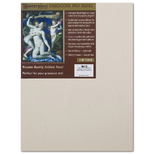 Masterpiece Hardcore Pro MALIBU 12oz Belgian Linen Canvas 1/8" Panel 9"x12"