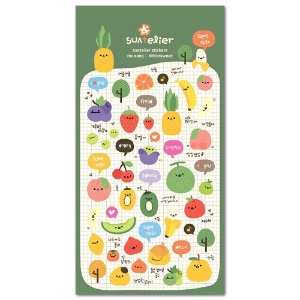 Suatelier Design Puffy Sticker Sheet Bittersweet