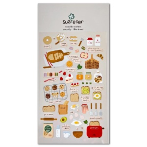 Suatelier Design Sticker Sheet I Like Bread