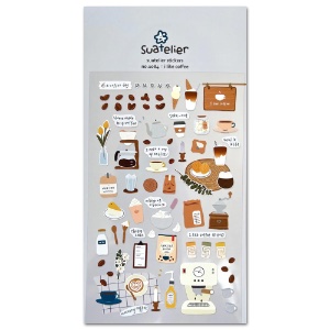 Suatelier Design Sticker Sheet I Like Coffee