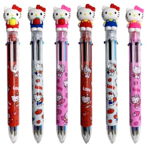 Sanrio 6 Color Ballpoint Pen 0.7mm Hello Kitty