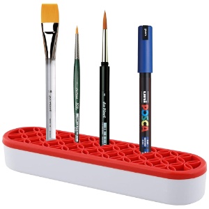 Silicone Artist Tool Holder Red